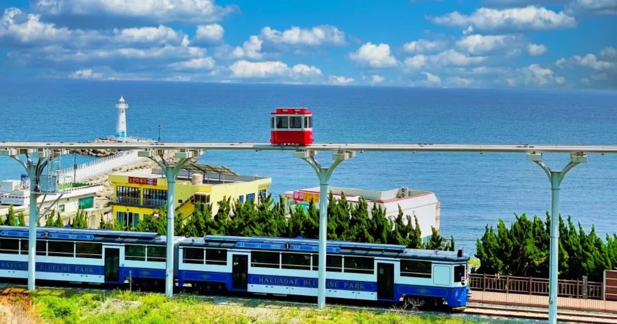【韓國・釜慶邱】海雲台海岸小火車・八公山纜車秘境・釜山三光寺燈海節｜全程無自理餐